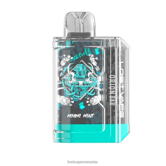Lost Vape Orion bar de unică folosință | 7500 puf | 18 ml | 50 mg miami mint - Lost Vape pods near me VB8ZJ84