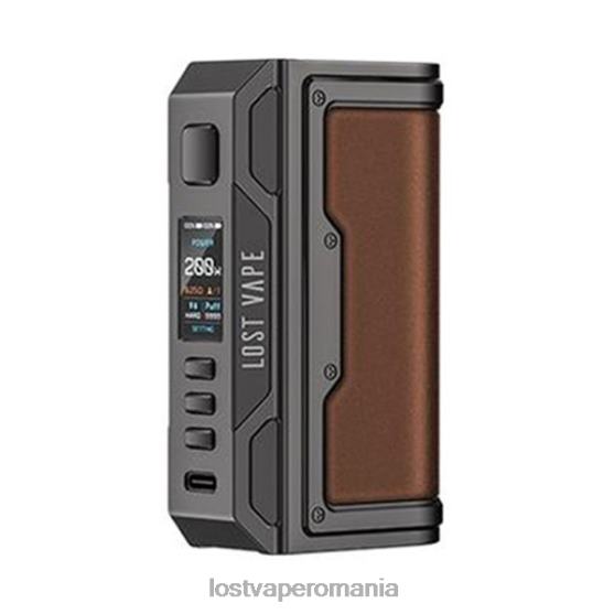 Lost Vape Thelema quest 200w mod gunmetal/piele - Lost Vape Romania VB8ZJ182