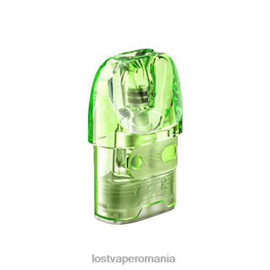 Lost Vape URSA păstăi de înlocuire verde (cartuș gol de 2,5 ml) - Lost Vape near me VB8ZJ213