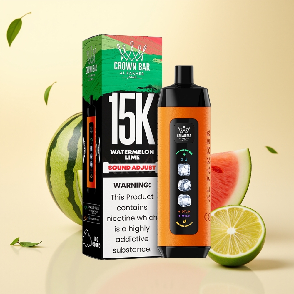 Al Fakher 15k Ice Adjust Clouds Disposable Device 15000 Pufuri LED Display Pepene Verde Lime Al Fakher 15k Ice Adjust Clouds Disposable Device 15000 Pufuri LED Display Pepene Verde Lime