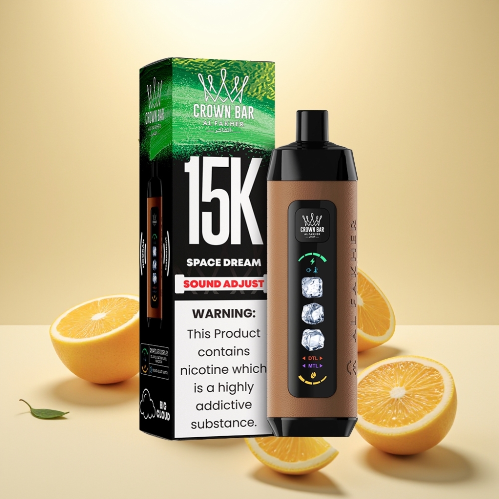 Al Fakher 15k Ice Adjust Clouds Disposable Device Space Dream LED Display Type-C Mesh Coil