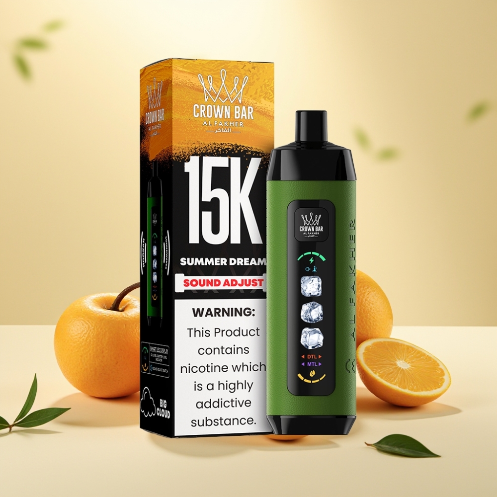 Al Fakher Ice Adjust Clouds 15k LED Display Type-C Vis Vara de Vis