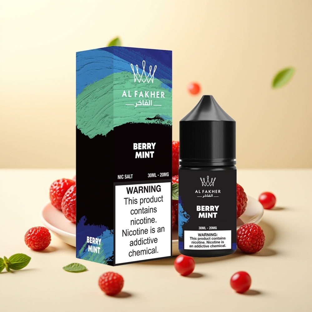 AL Fakher Nicotine Salt E-Liquid 30ml 20MG Afine Menta AL Fakher Nicotine Salt E-Liquid 30ml 20MG Afine Menta