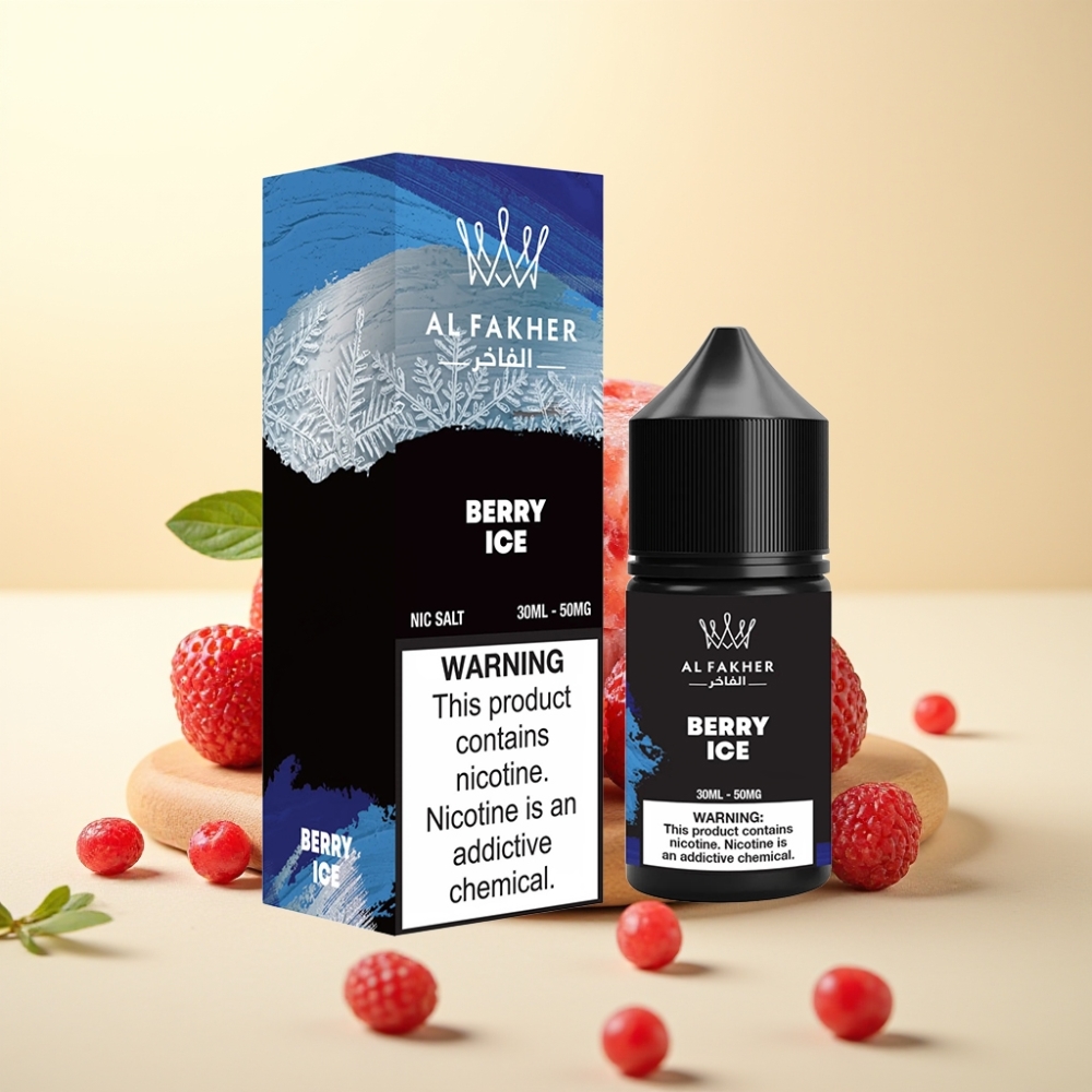 AL Fakher Nicotine Salt E-Liquid 30ml 50MG Fructe de Pădure cu Gheață AL Fakher Nicotine Salt E-Liquid 30ml 50MG Fructe de Pădure cu Gheață
