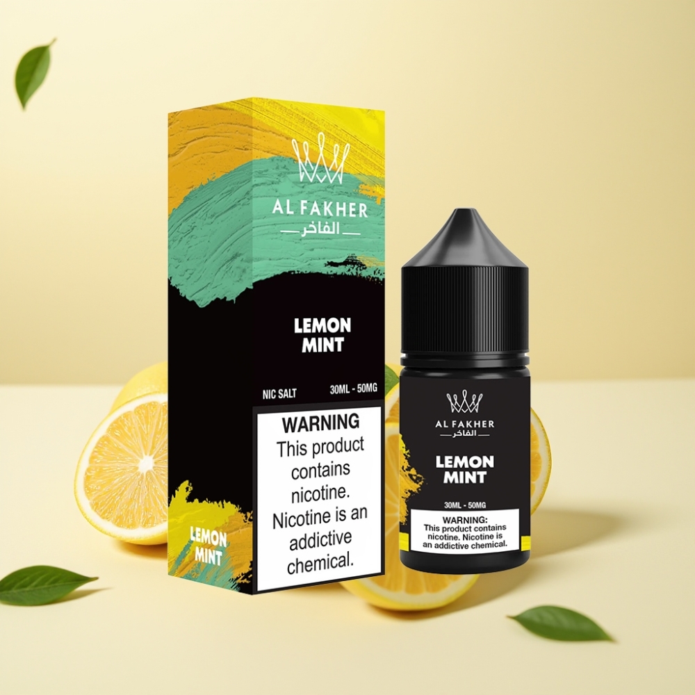 AL Fakher Nicotine Salt E-Liquid 30ml 50MG Lămâie Mentă
