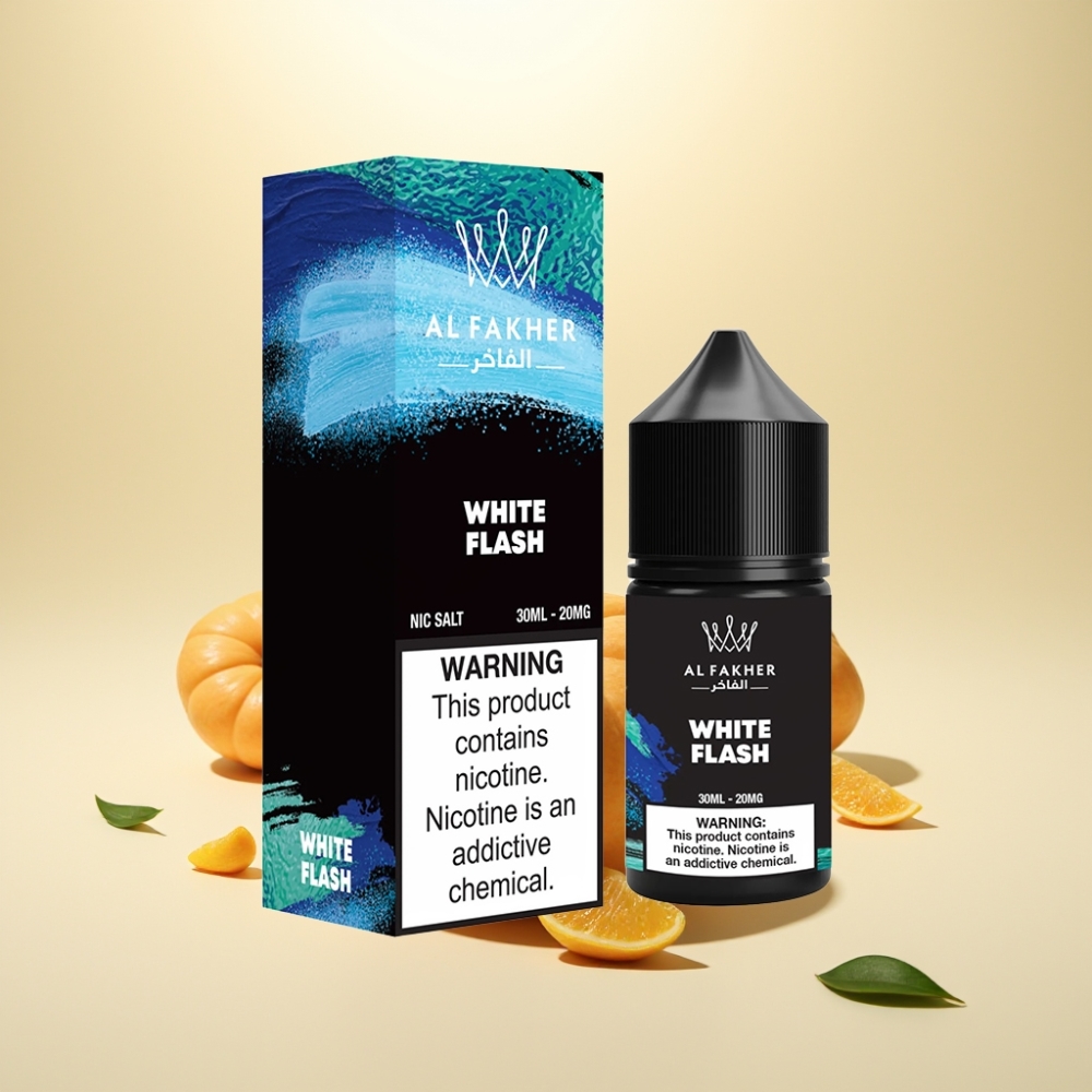 AL Fakher Nicotine Salt E-Liquid 30ml Flash Alb Pod