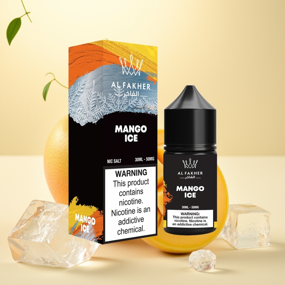 AL Fakher Nicotine Salt Pufuri 30ml Mango Gheață 50MG
