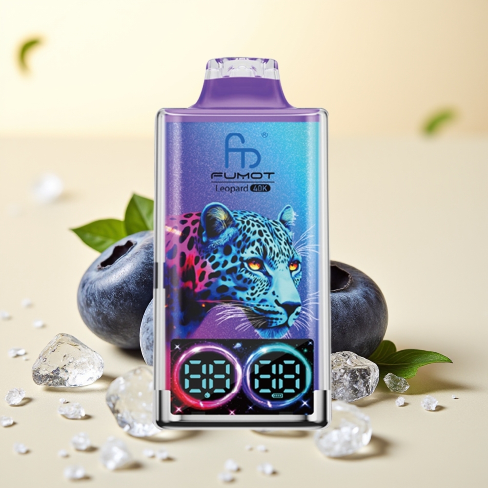 Fumot Leopard 40K Puffs Dual Mesh Type-C Charging Digital Display Blueberry on Ice Fumot Leopard 40K Puffs Dual Mesh Type-C Charging Digital Display Blueberry on Ice