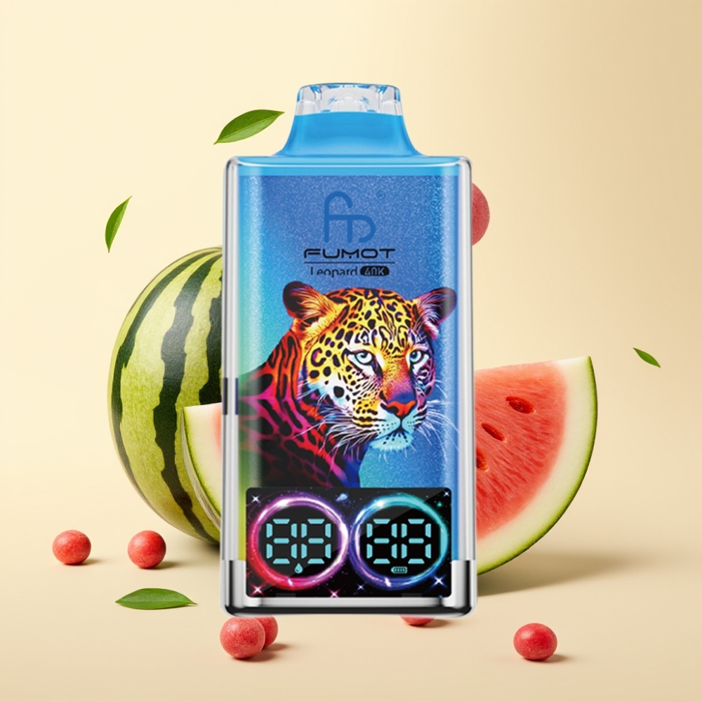 Fumot Leopard 40K Puffs Dual Mesh Type-C Watermelon Bubblegum