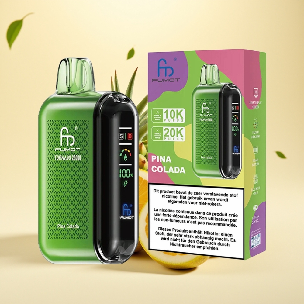 Fumot Tornado 20000 Puffs Dual Mesh Coil 20ml Ananas Coconut
