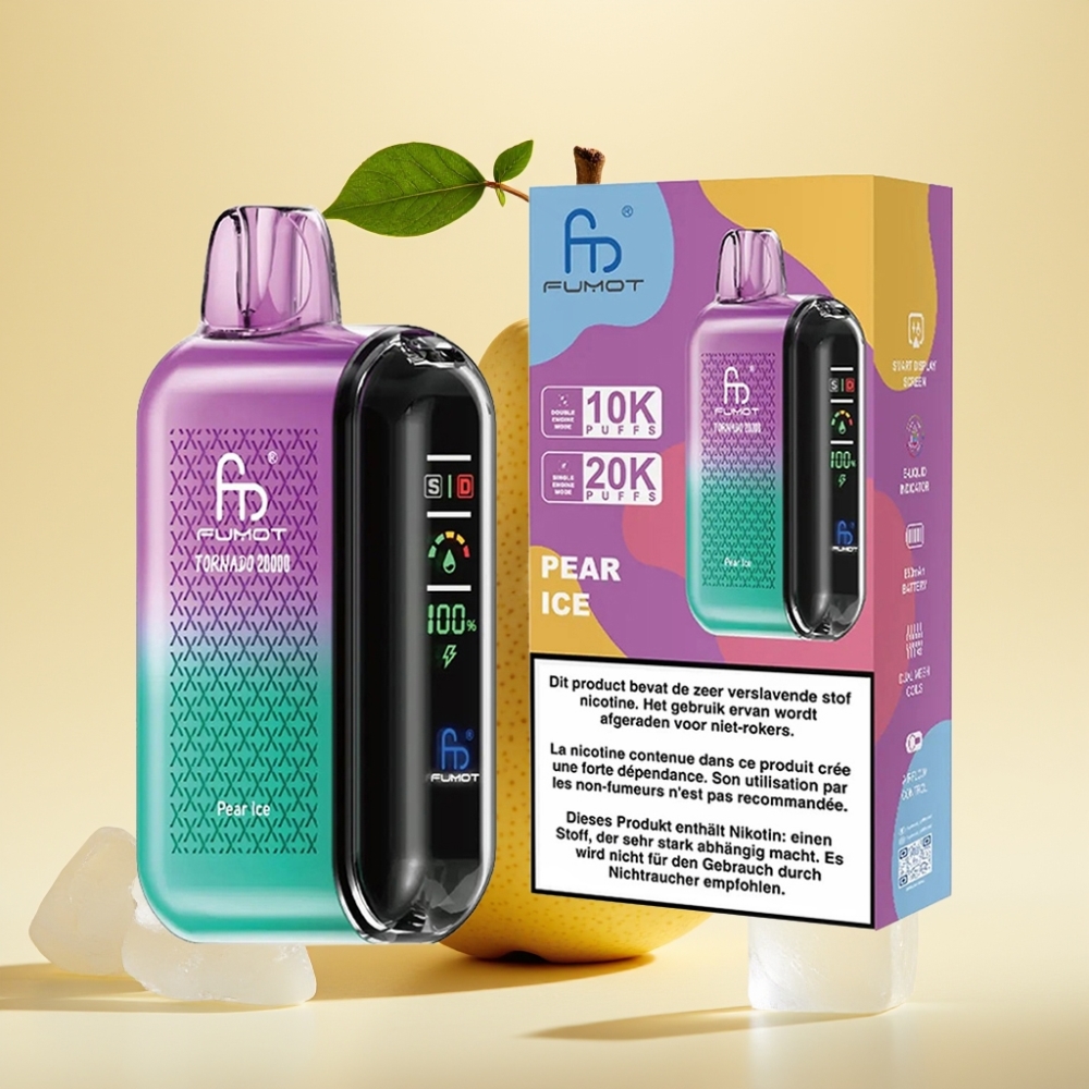 Fumot Tornado 20000 Puffs Dual Mesh Coil Pear Ice