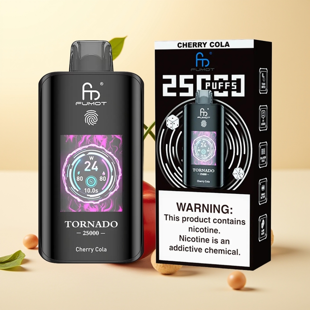 Fumot Tornado 25000 Puffs HD Screen Cherry Cola 20ml 700mAh Type-C