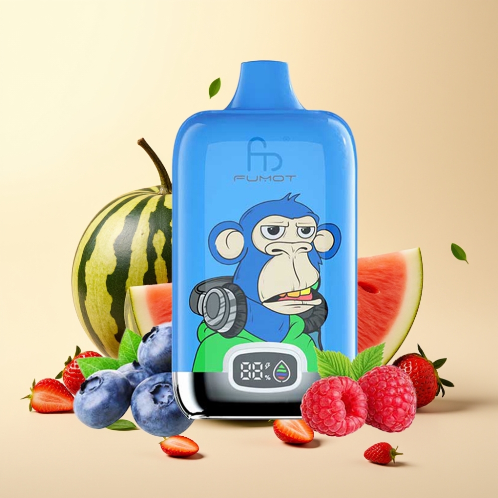 Fumot Tornado Digital Box 12000 Puffs 20ml Capsule Strawberry Watermelon MTL Mesh Fumot Tornado Digital Box 12000 Puffs 20ml Capsule Strawberry Watermelon MTL Mesh