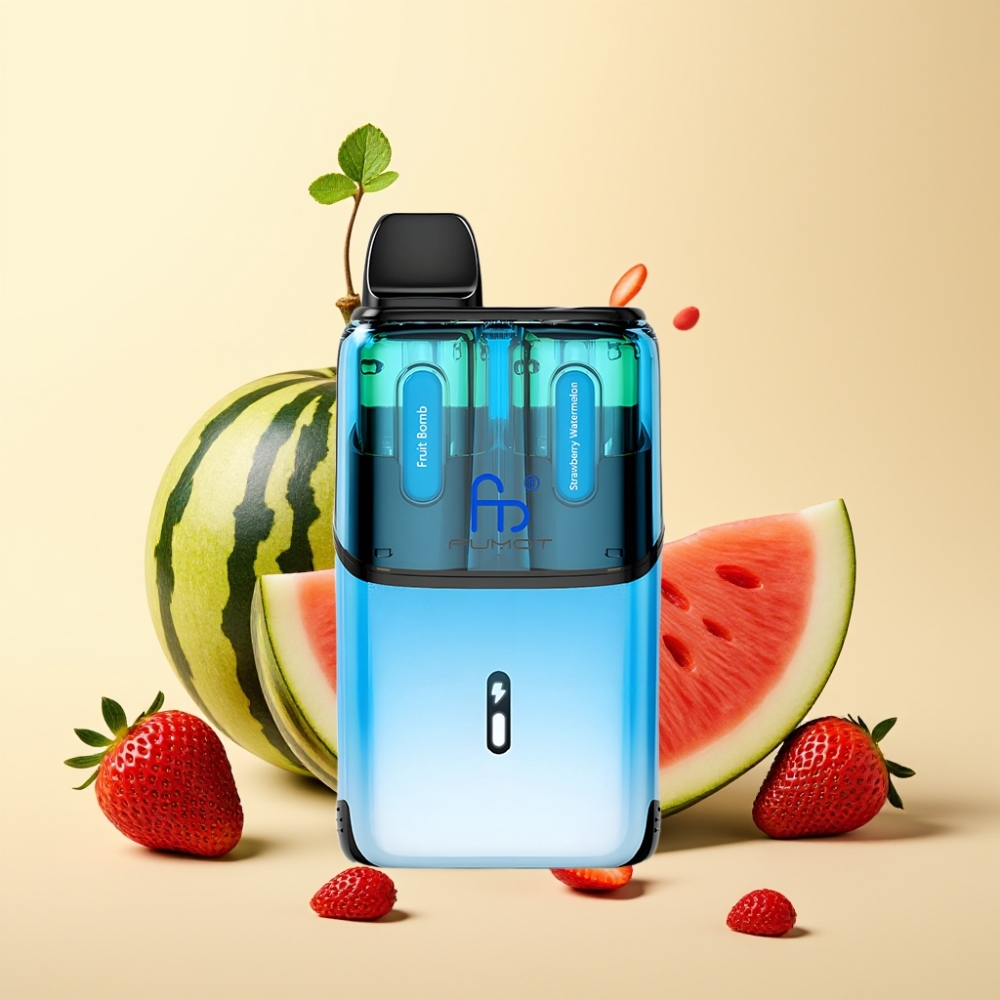 Fumot Ultra T32000 Disposable Vape 32000 Puffuri 24ml Bombă Fructe -Căpșuni Pepene Verde