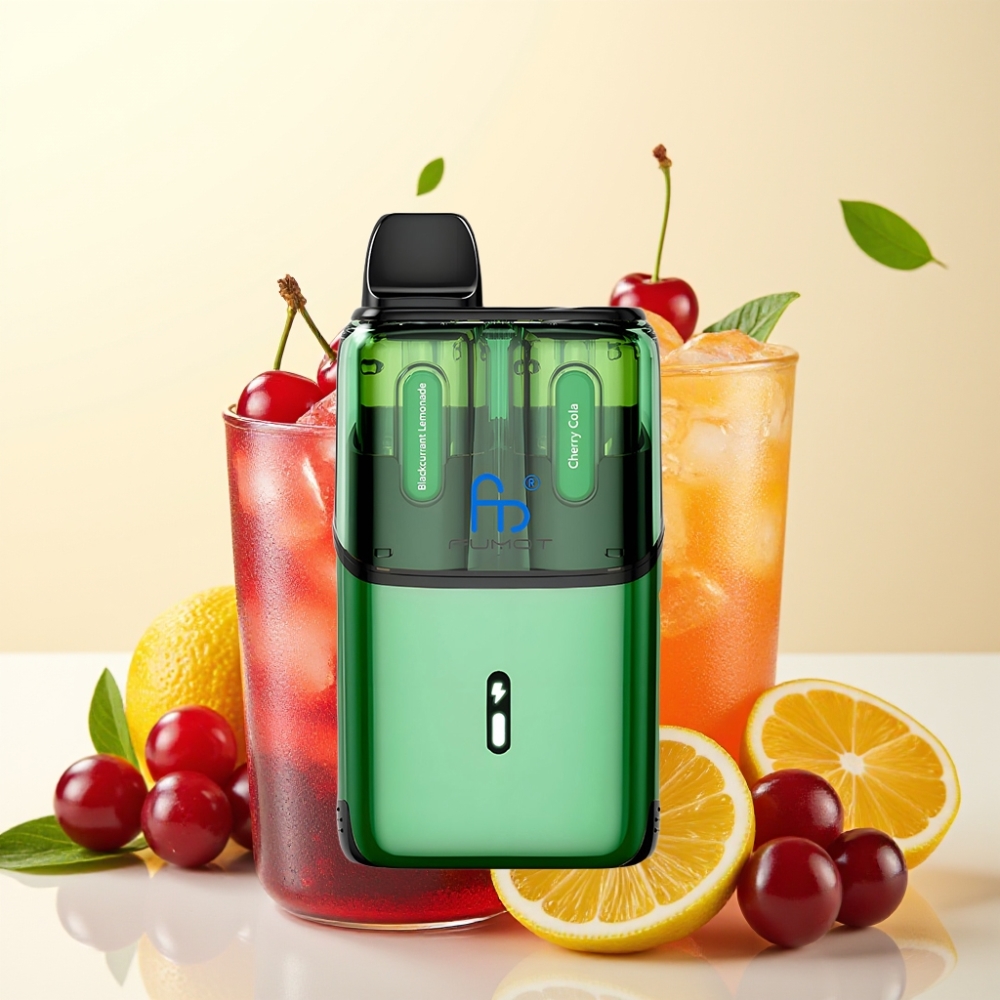 Fumot Ultra T32000 Dispozabil 32000 de fumuri 800mAh Blackcurrant Lemonade - Cherry Cola