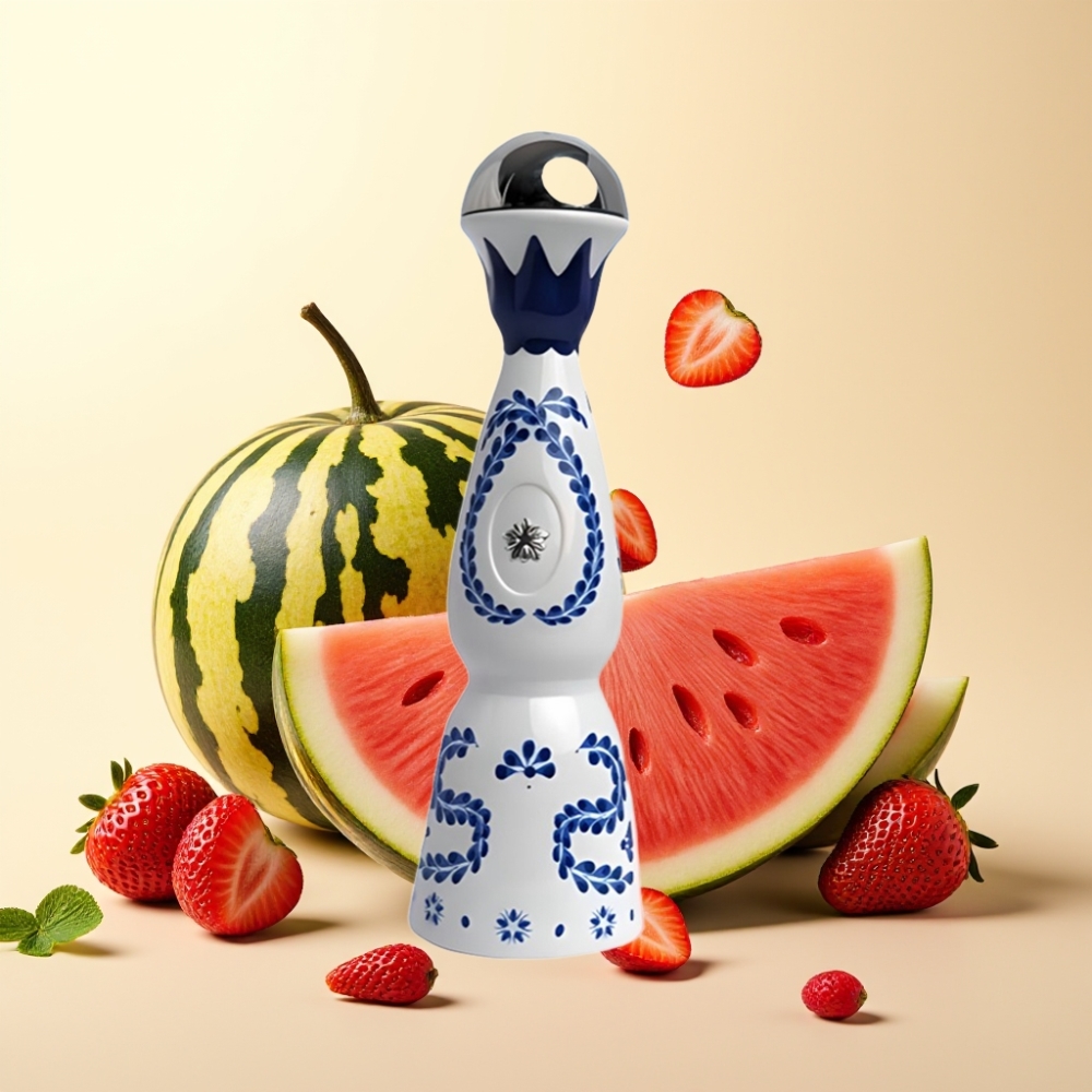 HUMO Azul 15000 Pufuri Capsă Reîncărcabilă 20mL 5% Nicotină Aromă Căpșună Pepene Struguri