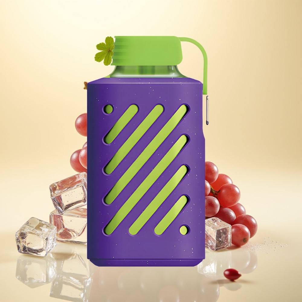 VOZOL GEAR 10000 Disposable Vape Gheață de Struguri cu 20 ml E-liquid și 500mAh Battery