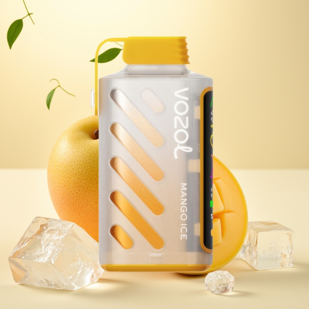 VOZOL Gear Power 20000 Puffs Dual Mesh Coil 20mL Mango Gheață VOZOL Gear Power 20000 Puffs Dual Mesh Coil 20mL Mango Gheață