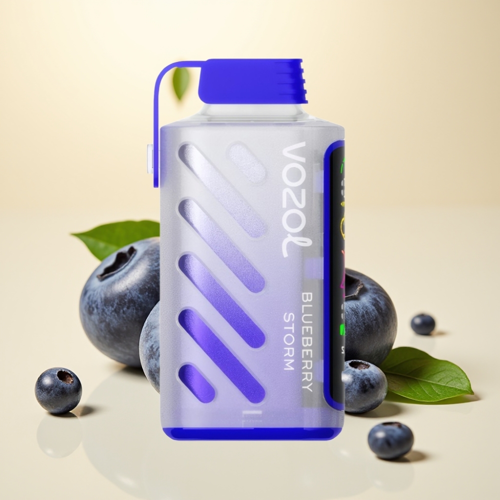 VOZOL Gear Power 20000 Puffs Dual Mesh Coil Full Screen Display Furtună de Afine VOZOL Gear Power 20000 Puffs Dual Mesh Coil Full Screen Display Furtună de Afine