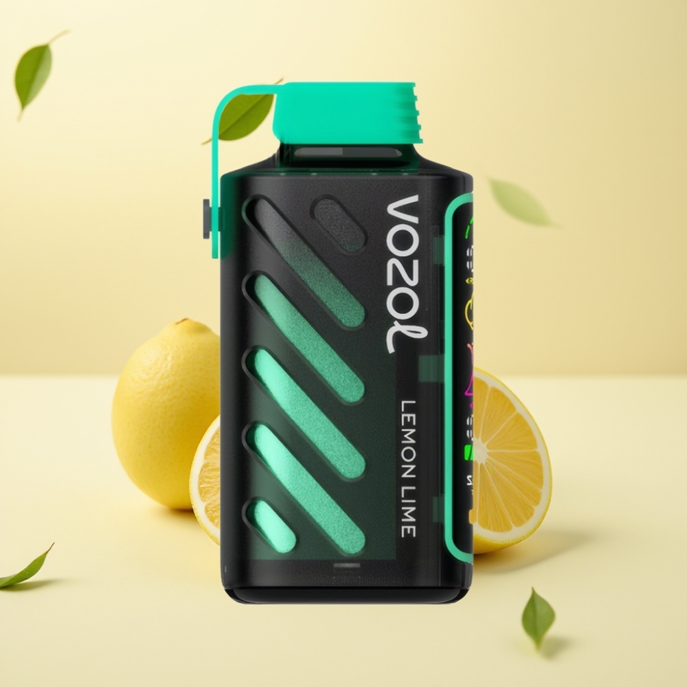 VOZOL Gear Power 20000 Puffs Dual Mesh Coil Full Screen Display Lămâie Lime VOZOL Gear Power 20000 Puffs Dual Mesh Coil Full Screen Display Lămâie Lime
