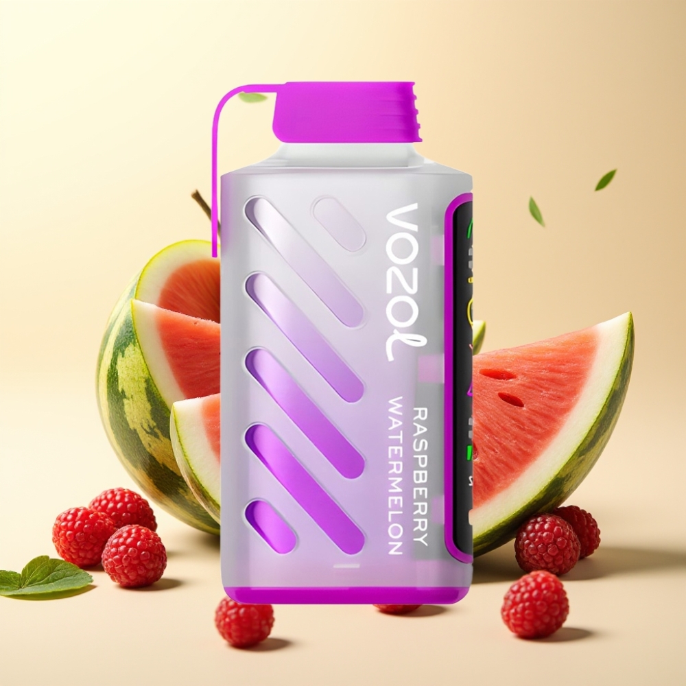 VOZOL Gear Power 20000 Puffs Dual Mesh Coil Raspberry Watermelon 20mL 5%