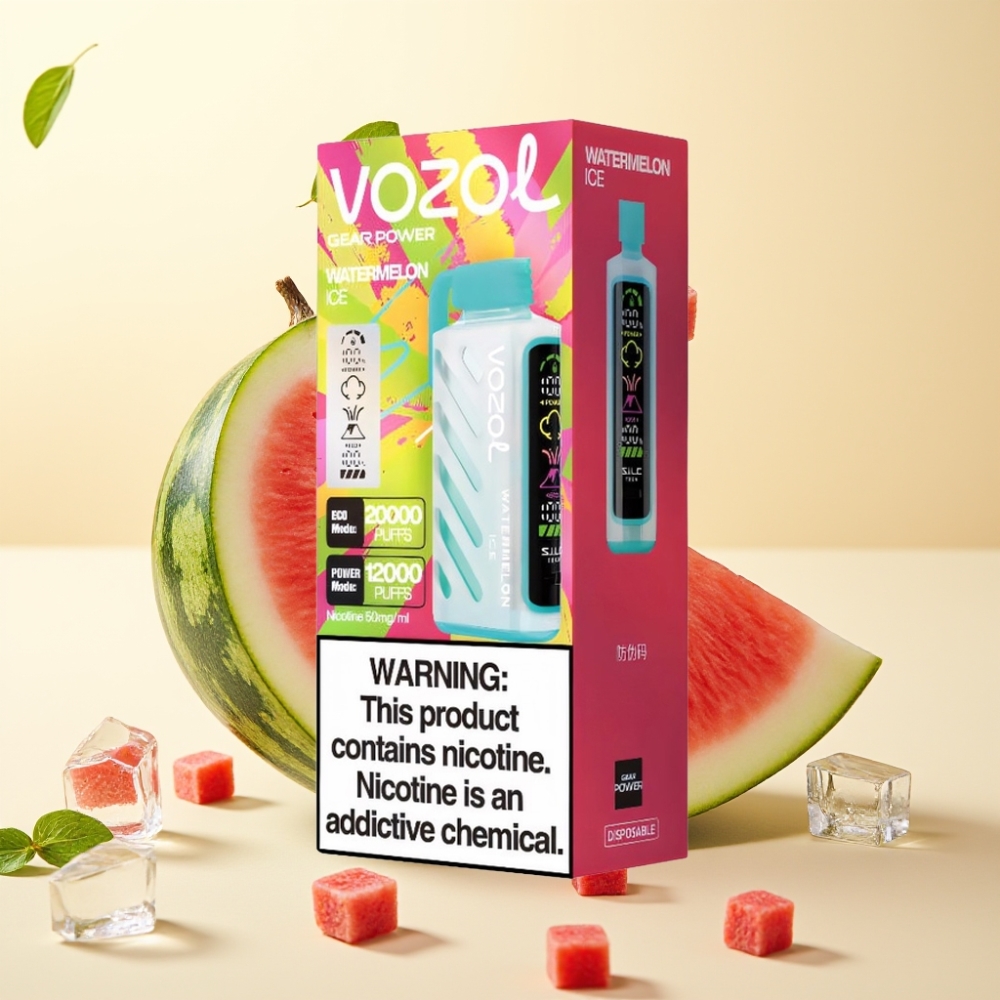 VOZOL Gear Power 20000 Puffs Dual Mesh Coil Watermelon Ice