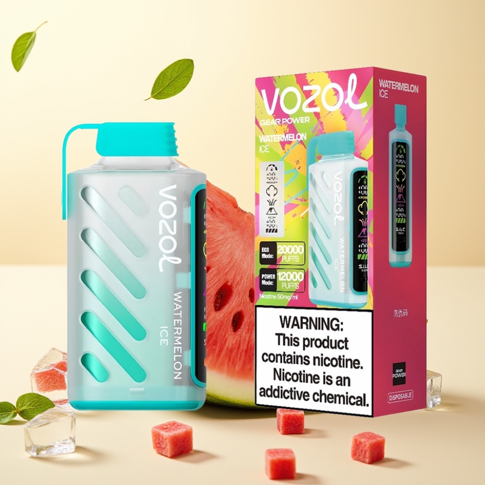 VOZOL Gear Power 20000 Puffs Dual Mesh Coil Watermelon Ice