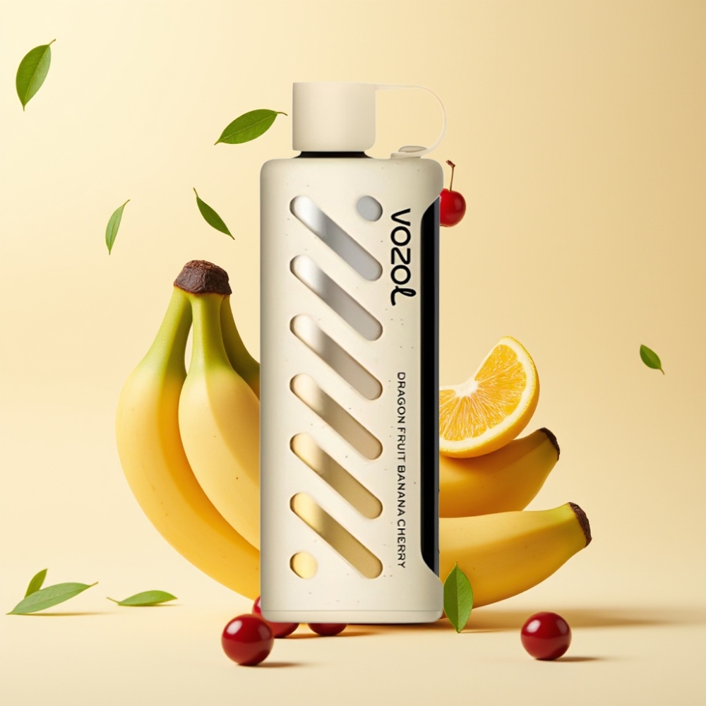 VOZOL Gear Shisha 25000 Puffs Dragon Fruit Banana Cherry Dual Mesh S.i.L.C Tech VOZOL Gear Shisha 25000 Puffs Dragon Fruit Banana Cherry Dual Mesh S.i.L.C Tech