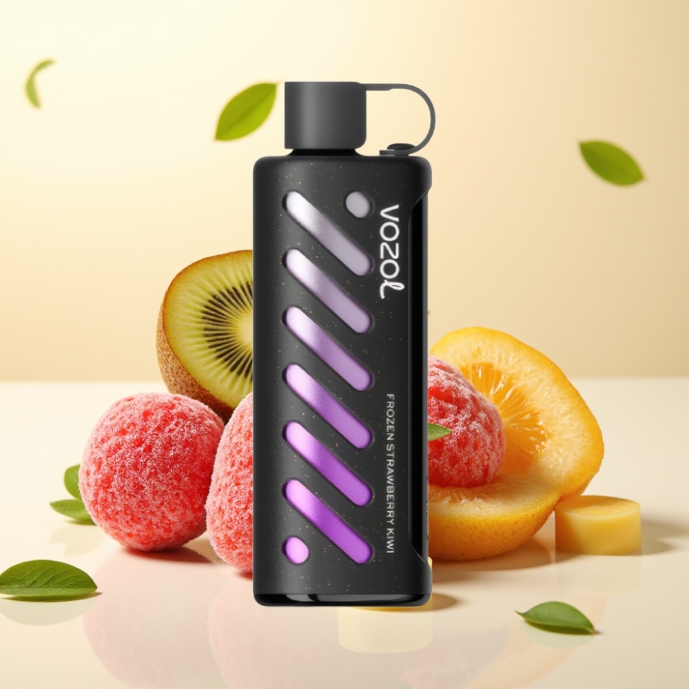 VOZOL Gear Shisha 25000 Puffs Frozen Strawberry Kiwi Dual Mesh S.i.L.C Tech 1000mAh