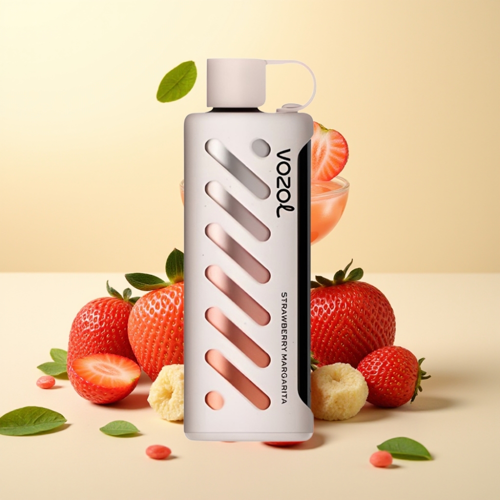 VOZOL Gear Shisha 25000 Puffs Strawberry Margarita Dual Mesh 1000mAh S.i.L.C Tech