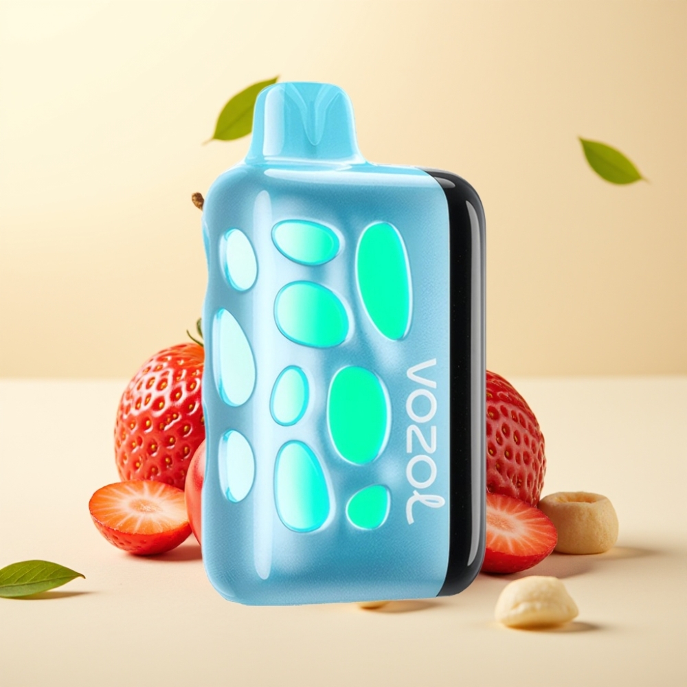 VOZOL RAVE 40000 Disposable Vape Cireș-Căpșună cu Glow Design și Party Mode VOZOL RAVE 40000 Disposable Vape Cireș-Căpșună cu Glow Design și Party Mode