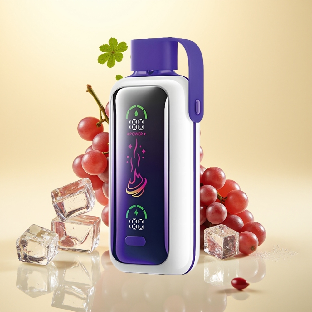 VOZOL Star 20000 Puffs Dual Mesh HD Screen Grape Ice