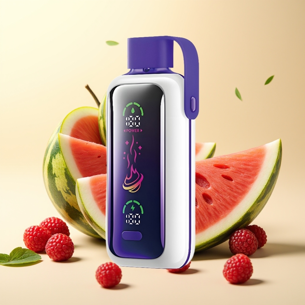 VOZOL Star 20000 Puffs Ecuson HD Dual Mesh Zmeură Pepene Dulce