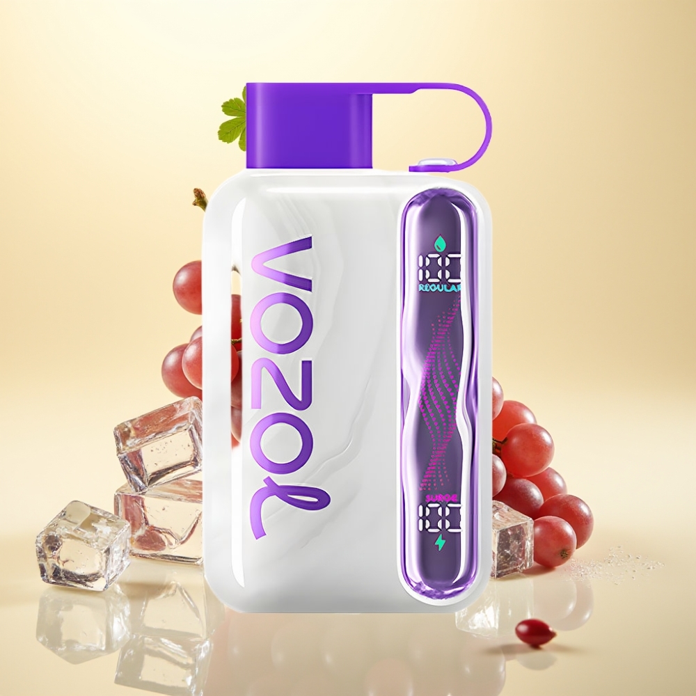 VOZOL STAR 40000 Puffs Disposable Vape 1000mAh Type-C Gheață de Struguri