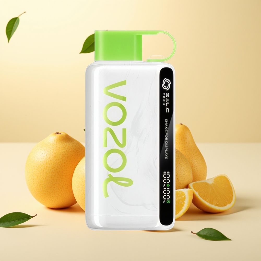 VOZOL STAR 9000/12000 Disposable Vape Măr Acru Gheață cu S.i.L.C TECH și Încărcare Rapidă