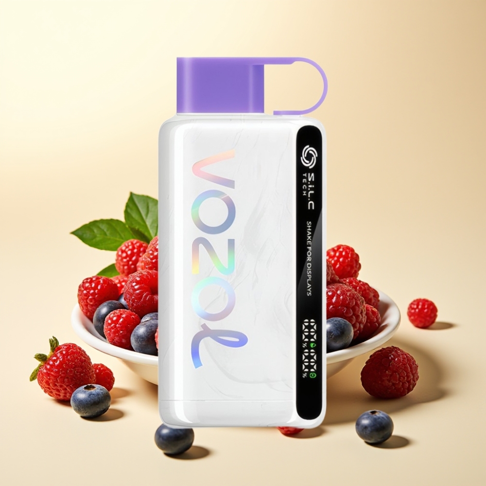 VOZOL STAR 9000/12000 Disposable Vape Mixed Berries Shake Display 30% Faster Charge 650mAh