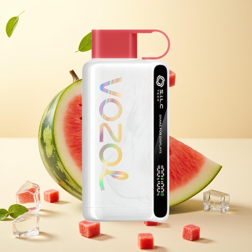 VOZOL STAR 9000/12000 Disposable Vape Părăfăit Pepene Gheata cu S.i.L.C TECH și Încărcare Rapidă
