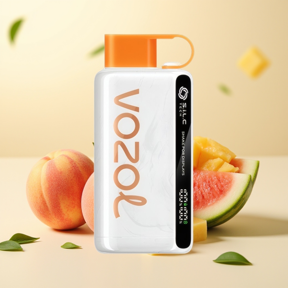 VOZOL STAR 9000/12000 Disposable Vape Peach Mango Watermelon 650mAh 30% Faster Charge