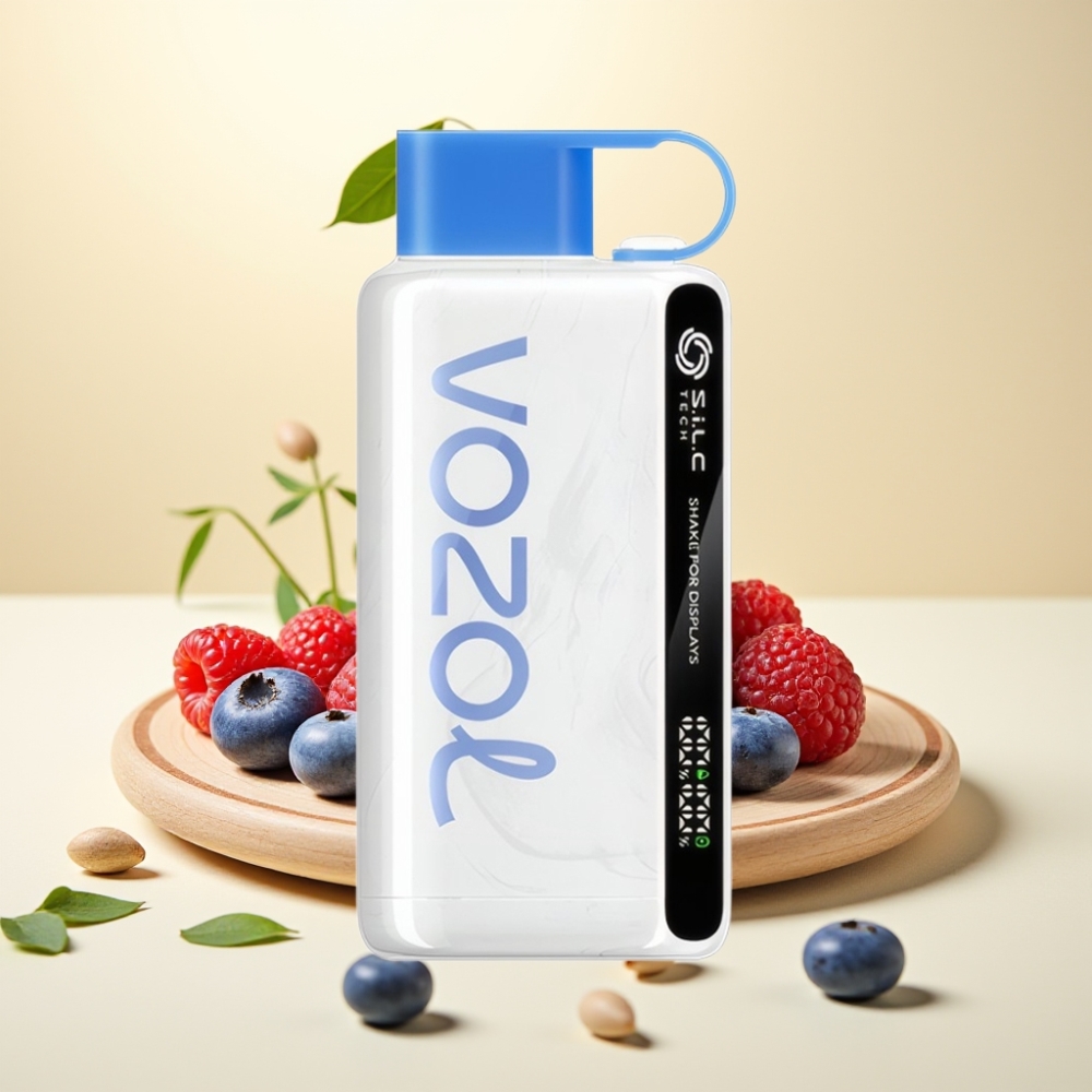 VOZOL STAR 9000/12000 Disposable Vape Zmeură Albastră Gheață cu Încărcare Rapidă 30% și Protecție pentru Muștiuc