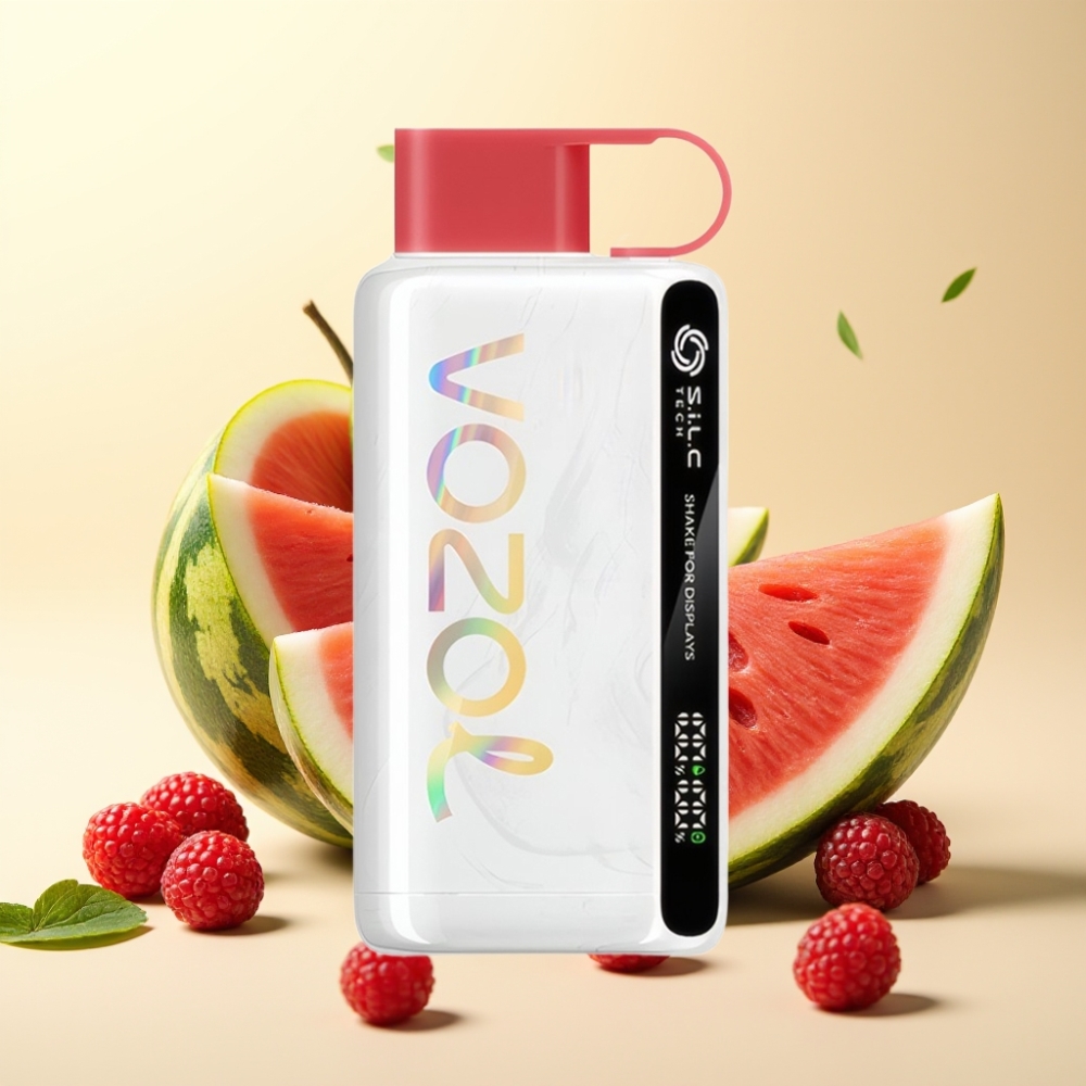 VOZOL STAR 9000/12000 Shake Display S.i.L.C TECH Raspberry Watermelon Disposable Vape