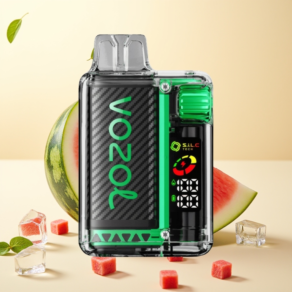 VOZOL Vista 20000 Puffs Disposable Vape Pepene Gheata cu OLED și 650mAh Rechargeable
