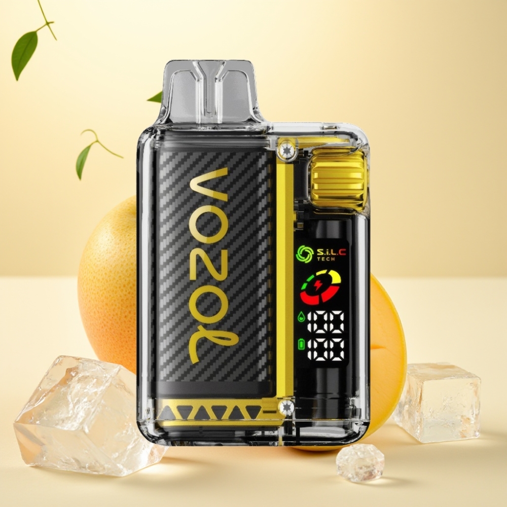 VOZOL Vista 20000 Puffs Reîncărcabil OLED Mango Ice Dual Mesh Coil PCR 65%