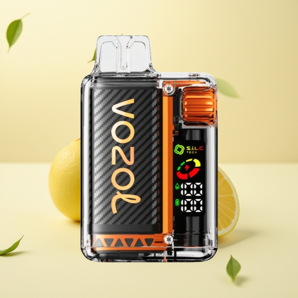 VOZOL Vista 20000 Puffs Reincarcabil Baterie 650mAh Lămâie Lime OLED S.i.L.C Tech Dual Mesh Coil