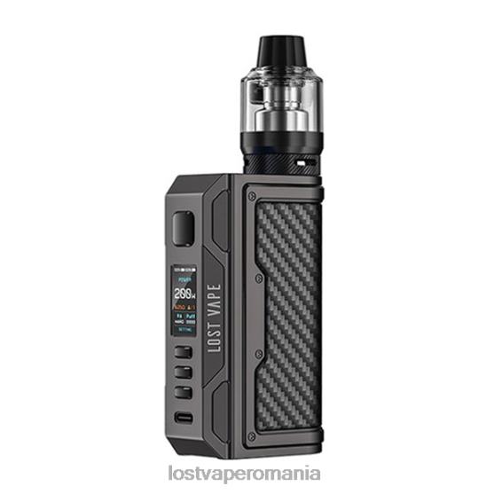 gunmetal/fibră de carbon